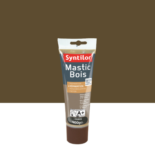 Mastic bois SYNTILOR Bois foncé 400 g
