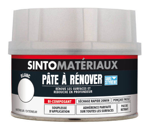 Pâte de rénovation SINTO blanc 400 g