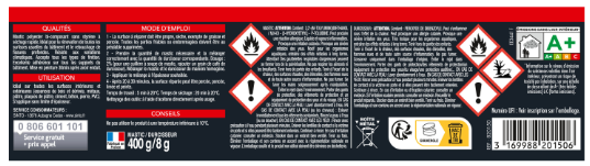 Pâte de rénovation SINTO blanc 400 g