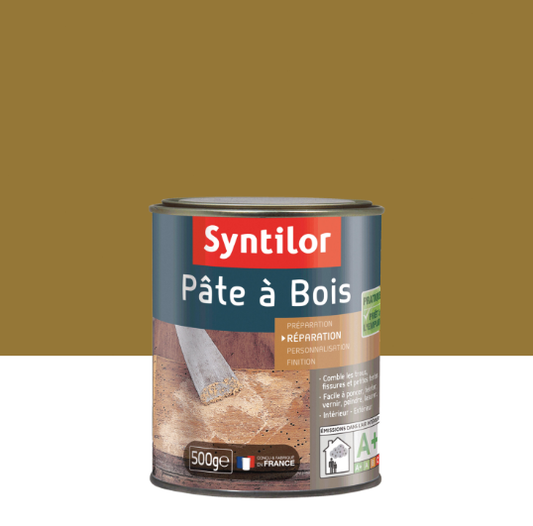 Pâte à bois , SYNTILOR chêne moyen 500 g