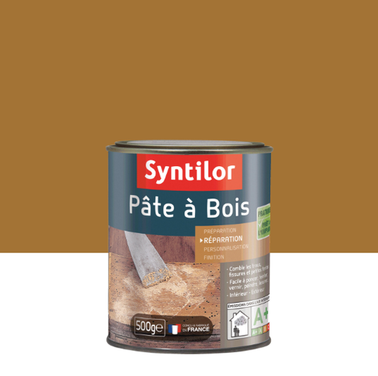Pâte à bois , SYNTILOR chêne clair 500 g