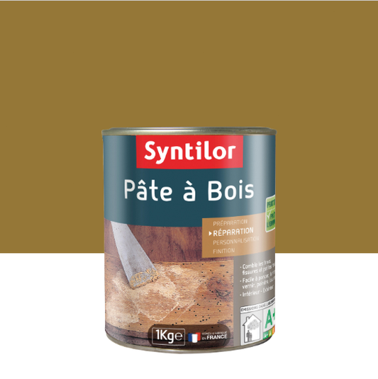 Pâte à bois , SYNTILOR chêne moyen 1 kg
