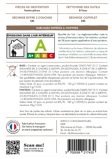 Peinture Relook bois MAISON DECO, chêne foncé satiné, 0.75 l