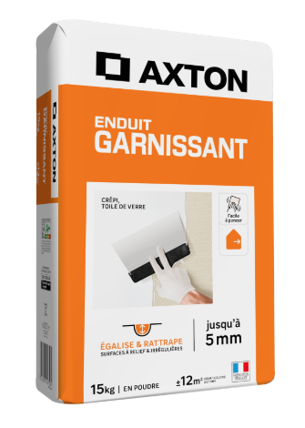 Enduit de rénovation et garnissant en poudre AXTON blanc 15 kg