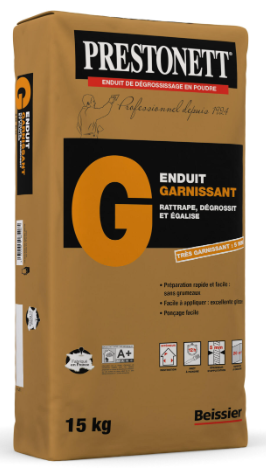 Enduit en poudre Garnissant g PRESTONETT 15 kg