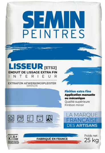 Enduit de lissage extrafin SEMIN, 25 kg