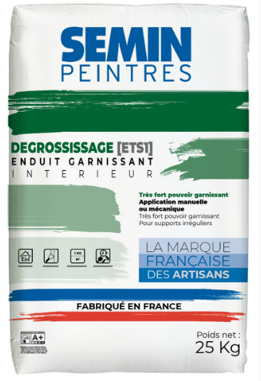 Enduit de dégrossissage SEMIN, 25 kg