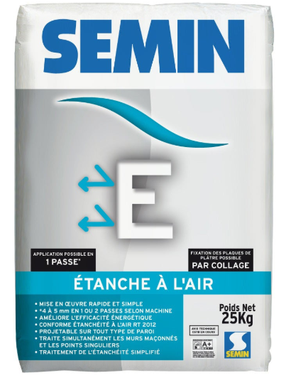 Enduit Semin E enduit d'étanchéité 25 kg SEMIN, 25.0 kg