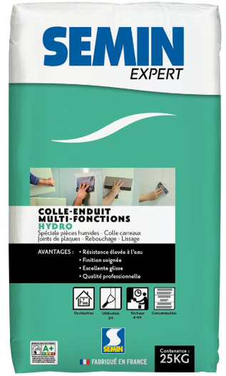 Colle Enduit multi-fonctions hydro poudre 25Kg