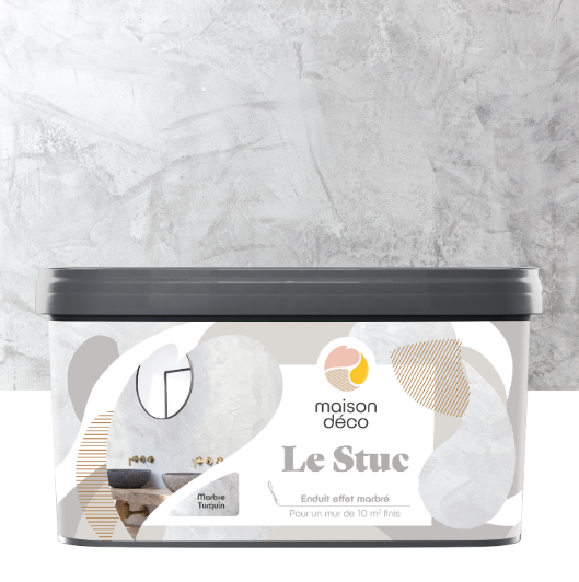 Enduit décoratif Le stuc MAISON DECO, marbre turquin, 5 kg