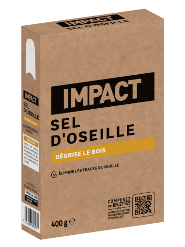 Sel d'oseille IMPACT Dégrisant et nettoyant rouille, 400g