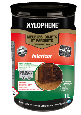 Traitement du bois meuble, parquet et boiserie XYLOPHENE 1 l