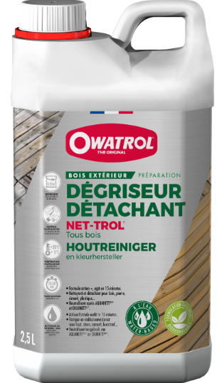 Dégriseur OWATROL Pour bois net trol 2.5 l, incolore