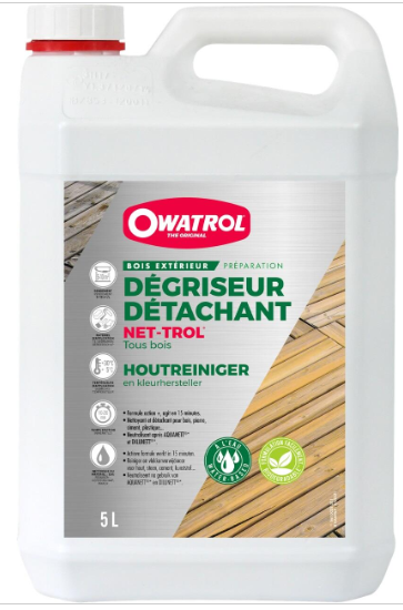 Dégriseur OWATROL Pour bois net trol 5 l, incolore