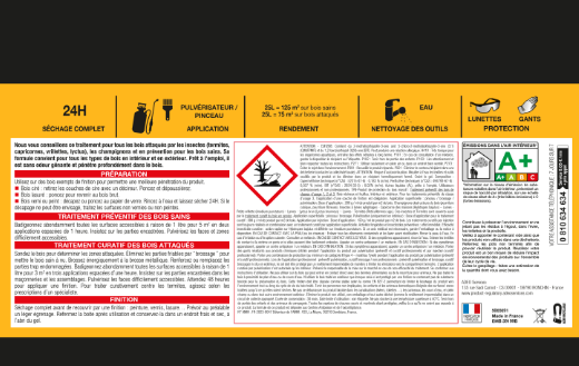 Traitement du bois multiusage AXTON 25 l
