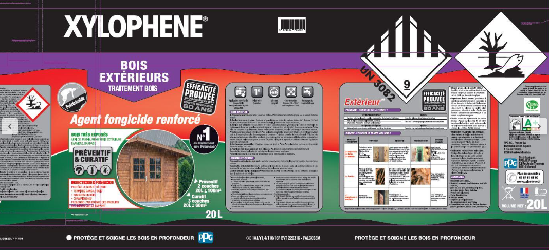 Traitement du bois extérieur XYLOPHENE 20 l