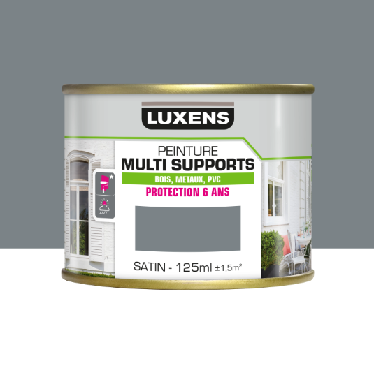 Peinture extérieure bois, fer, plastique LUXENS paris 3 satiné 125ml