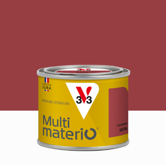 Peinture extérieure bois, fer, plastique V33 coccinelle satiné 125ml