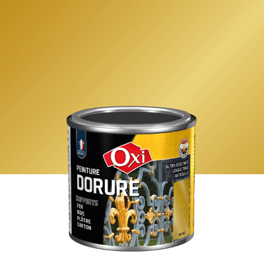 Peinture dorure extérieur OXI or pâle mat 125 ml