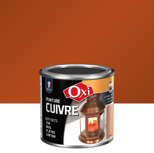 Peinture extérieure bois, fer Multisupports OXI cuivre brillant 0.125l
