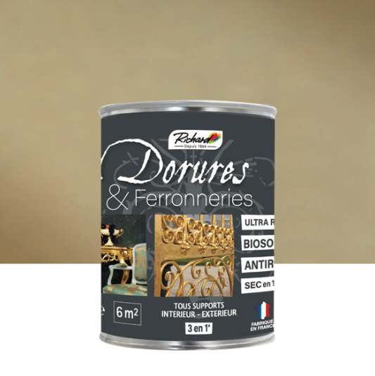 Peinture Dorure, satiné, RICHARD, vieil or 0.5 L