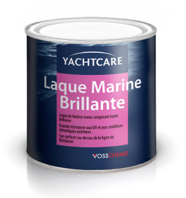 Laque marine pour bateau Yachtcare, rouge, brillant 750ml