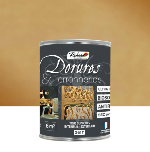 Peinture Dorure, satiné, RICHARD, or pale 0.5 L