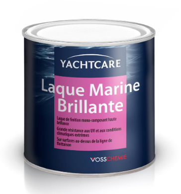 Laque marine pour bateau Yachtcare, noir, brillant 750ml