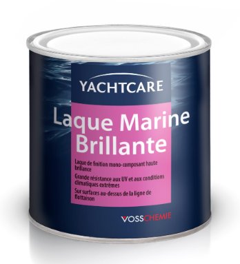 Laque marine pour bateau Yachtcare, bleu cobalt brillant 750ml