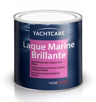 Laque marine pour bateau Yachtcare, gris foncé, brillant 750ml