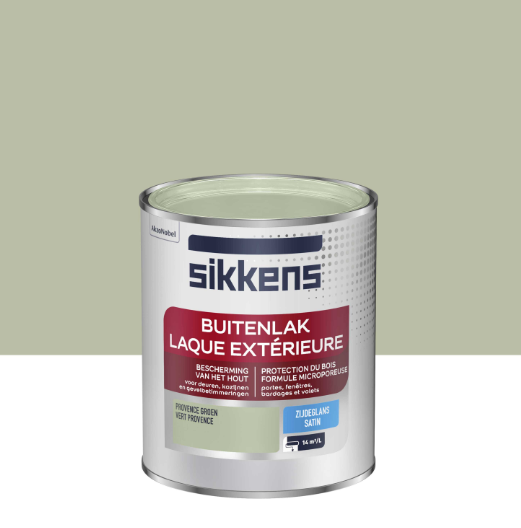 Peinture extérieure bois SIKKENS vert provence satiné 0.75l