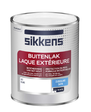 Peinture extérieure bois SIKKENS blanc satiné 0.75l