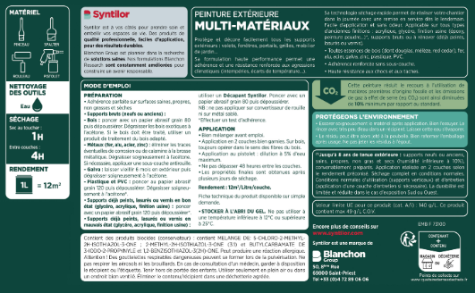 Peinture extérieure bois, aluminium, pvc SYNTILOR vert basque satiné 2l