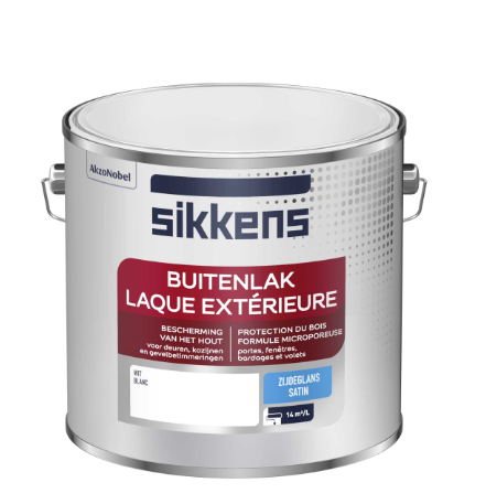 Peinture extérieure bois SIKKENS blanc satiné 2.5l