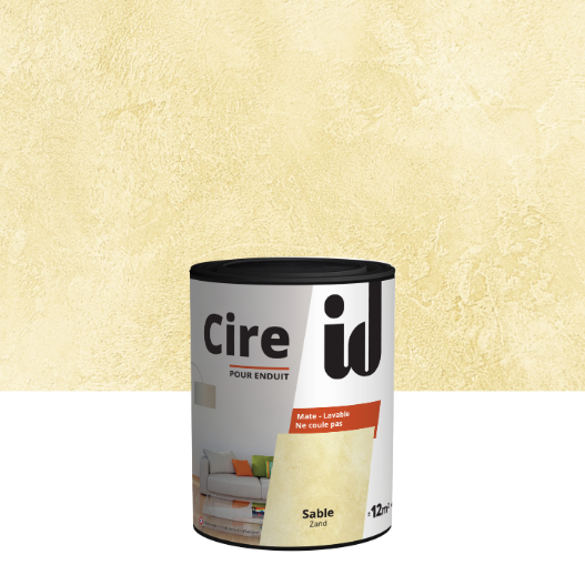 Cire Pour enduit, ID, sable mat, 1 l