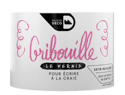 Vernis Gribouille, MAISON DECO, incolore mat, 0.2 l