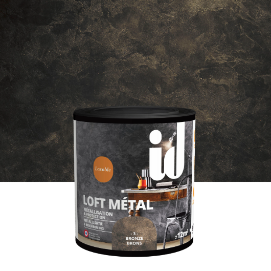 Peinture à effet, Loft metal ID, bronze, métallisé, 0.6 l