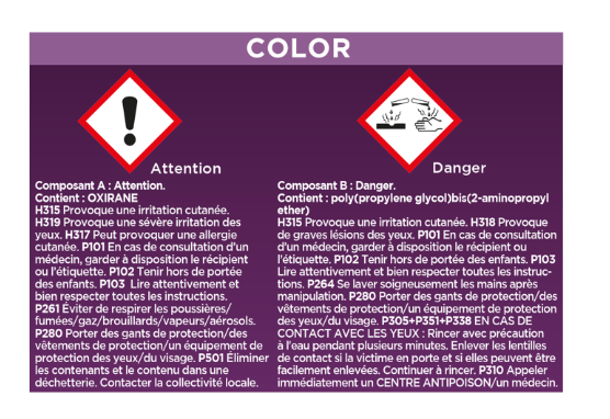 Résine colorée évier color RESINENCE, blanc cassé satiné, 0.25 l