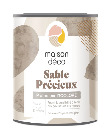 Protecteur Sable precieux, MAISON DECO, protecteur incolore satiné, 0.75 l
