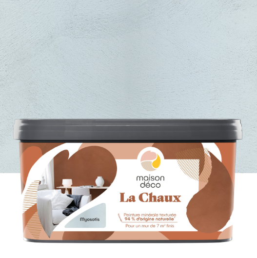 Peinture à effet, La chaux MAISON DECO, myosotis, mat, 2.5 l