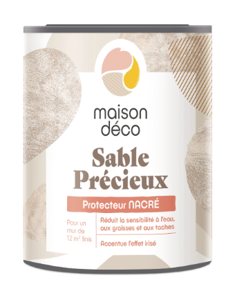 Protecteur Sable precieux, MAISON DECO, protecteur nacré satiné, 0.75l