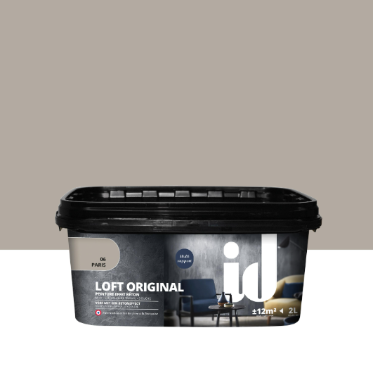 Peinture à effet, Loft béton original ID, paris, 2 l