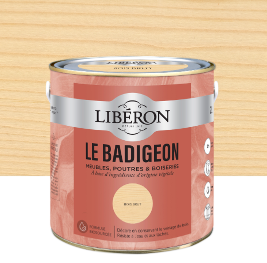 Badigeon LIBÉRON bois brut mat 2l