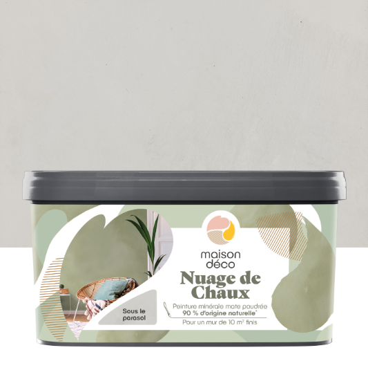 Peinture à effet, Nuage de chaux MAISON DECO, sous le parasol, mat, 2L