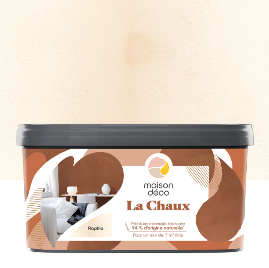 Peinture à effet, La chaux MAISON DECO, raphia, mat, 2.5L