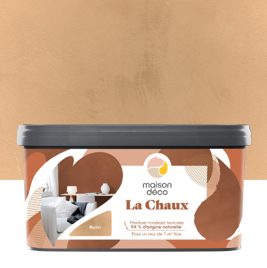 Peinture à effet, La chaux MAISON DECO, rotin, mat, 2.5L
