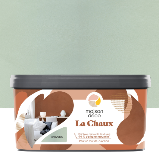 Peinture à effet, La chaux MAISON DECO, amandier, mat, 2.5L