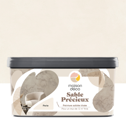 Peinture à effet, Sable précieux MAISON DECO, perle, mat, 2 l