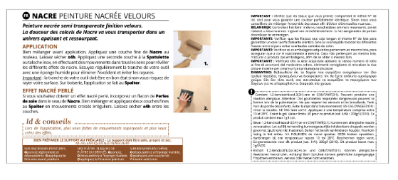 Peinture à effet, Nacre ID, macaron, velours, 2L