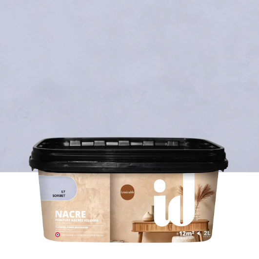 Peinture à effet, Nacre ID, sorbet, velours, 2L